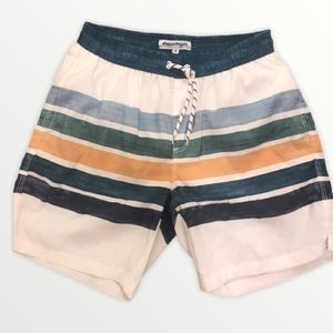 Maamgic 7in. Fresh Stripe Swim Trunks